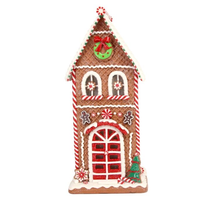 Gisela Graham Tall Gingerbread House Decoration